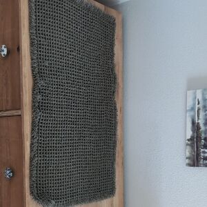 Amazon Olive Green Waffle Bath Mat